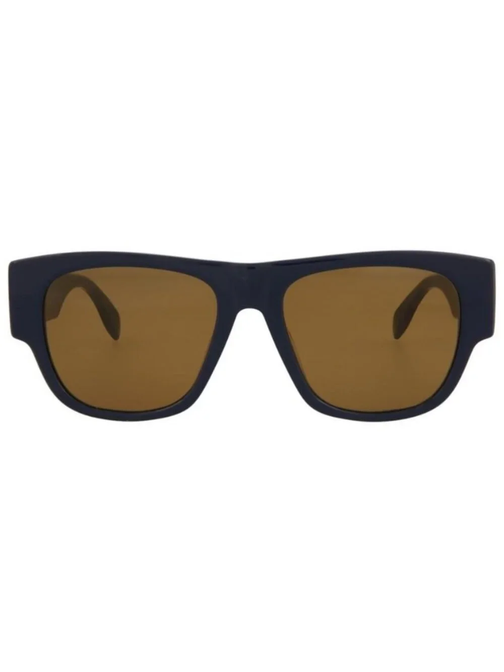 New Alexander McQueen Mens Square/Rectangle Blue Blue Brown Fashion Designer Sun